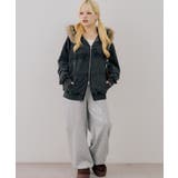 フェイクファー付ピグメントパーカー | NICE CLAUP / OLIVE des OLIVE OUTLET | 詳細画像55