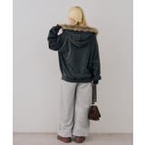 フェイクファー付ピグメントパーカー | NICE CLAUP / OLIVE des OLIVE OUTLET | 詳細画像59