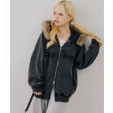 フェイクファー付ピグメントパーカー | NICE CLAUP / OLIVE des OLIVE OUTLET | 詳細画像61