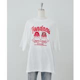 アイボリー | ラビットニット帽チェックロゴTシャツ | NICE CLAUP / OLIVE des OLIVE　OUTLET