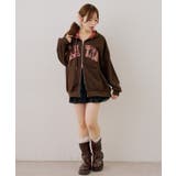 裏毛配色ロゴジップパーカー | NICE CLAUP / OLIVE des OLIVE OUTLET | 詳細画像16