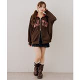 裏毛配色ロゴジップパーカー | NICE CLAUP / OLIVE des OLIVE OUTLET | 詳細画像17