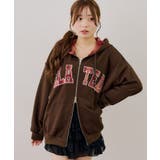 裏毛配色ロゴジップパーカー | NICE CLAUP / OLIVE des OLIVE OUTLET | 詳細画像20