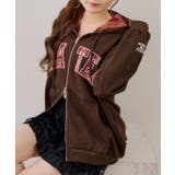 裏毛配色ロゴジップパーカー | NICE CLAUP / OLIVE des OLIVE OUTLET | 詳細画像23