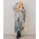 裏毛配色ロゴジップパーカー | NICE CLAUP / OLIVE des OLIVE OUTLET | 詳細画像28