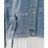 袖レースアップリボンデニムジャケット | NICE CLAUP / OLIVE des OLIVE OUTLET | 詳細画像6