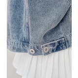 袖レースアップリボンデニムジャケット | NICE CLAUP / OLIVE des OLIVE OUTLET | 詳細画像11