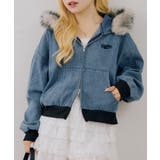 ケミカル | ファー付パーカーブルゾン | NICE CLAUP / OLIVE des OLIVE　OUTLET