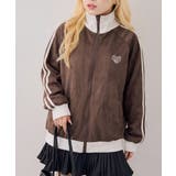 ハート刺繍袖ライン配色ブルゾン | NICE CLAUP / OLIVE des OLIVE OUTLET | 詳細画像1