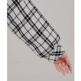 ツイードファーフェイクファー衿ブルゾン | NICE CLAUP / OLIVE des OLIVE　OUTLET | 詳細画像8 