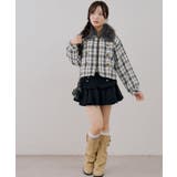 ツイードファーフェイクファー衿ブルゾン | NICE CLAUP / OLIVE des OLIVE　OUTLET | 詳細画像11 