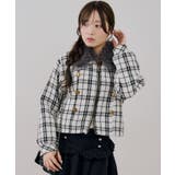 ツイードファーフェイクファー衿ブルゾン | NICE CLAUP / OLIVE des OLIVE　OUTLET | 詳細画像17 