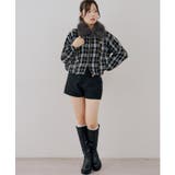 ツイードファーフェイクファー衿ブルゾン | NICE CLAUP / OLIVE des OLIVE　OUTLET | 詳細画像21 