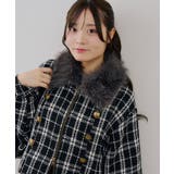 ツイードファーフェイクファー衿ブルゾン | NICE CLAUP / OLIVE des OLIVE　OUTLET | 詳細画像28 