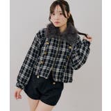 ツイードファーフェイクファー衿ブルゾン | NICE CLAUP / OLIVE des OLIVE　OUTLET | 詳細画像29 