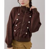 ダブル釦トラックブルゾン | NICE CLAUP / OLIVE des OLIVE　OUTLET | 詳細画像20 