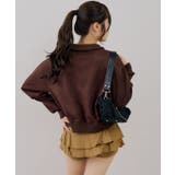 ダブル釦トラックブルゾン | NICE CLAUP / OLIVE des OLIVE　OUTLET | 詳細画像21 