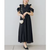 ドット | アソート肩開きフリルワンピ | NICE CLAUP / OLIVE des OLIVE OUTLET