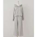 トップグレー | フェイクファー付パーカーセット | NICE CLAUP / OLIVE des OLIVE　OUTLET