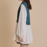エンボスダイヤ柄×異素材サイドリボンブラウス | OLIVE des OLIVE OUTLET | 詳細画像21