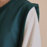 エンボスダイヤ柄×異素材サイドリボンブラウス | OLIVE des OLIVE OUTLET | 詳細画像28