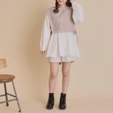 エンボスダイヤ柄×異素材サイドリボンブラウス | OLIVE des OLIVE OUTLET | 詳細画像17
