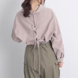 BACKリボンたけのこタックブラウス | OLIVE des OLIVE OUTLET | 詳細画像1