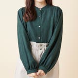 グリーン | 2WAY・マイクロコールブラウス | OLIVE des OLIVE OUTLET