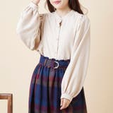 アイボリー | 2WAY・マイクロコールブラウス | OLIVE des OLIVE OUTLET