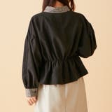 ガンクラブ衿袖クレリックペプラムブラウス | OLIVE des OLIVE OUTLET | 詳細画像8