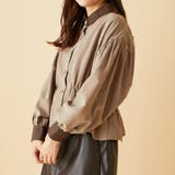 ガンクラブ衿袖クレリックペプラムブラウス | OLIVE des OLIVE OUTLET | 詳細画像13