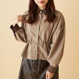 ガンクラブ衿袖クレリックペプラムブラウス | OLIVE des OLIVE OUTLET | 詳細画像14