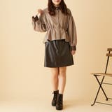 ガンクラブ衿袖クレリックペプラムブラウス | OLIVE des OLIVE OUTLET | 詳細画像15