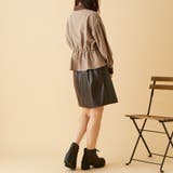 ガンクラブ衿袖クレリックペプラムブラウス | OLIVE des OLIVE OUTLET | 詳細画像17