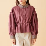 ガンクラブ衿袖クレリックペプラムブラウス | OLIVE des OLIVE OUTLET | 詳細画像19