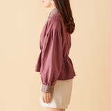 ガンクラブ衿袖クレリックペプラムブラウス | OLIVE des OLIVE OUTLET | 詳細画像20