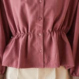 ガンクラブ衿袖クレリックペプラムブラウス | OLIVE des OLIVE OUTLET | 詳細画像24