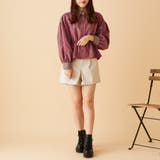 ガンクラブ衿袖クレリックペプラムブラウス | OLIVE des OLIVE OUTLET | 詳細画像3