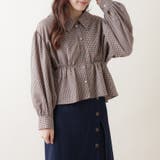 ベージュ | TRガンクラブBIG衿ブラウス | OLIVE des OLIVE OUTLET