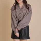 ベージュ | TRガンクラブBACKリボンブラウス | OLIVE des OLIVE OUTLET