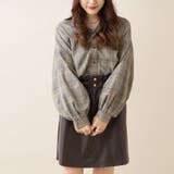 【大人気】TRグレンチェックBACKループたけのこブラウス | OLIVE des OLIVE OUTLET | 詳細画像12