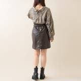 【大人気】TRグレンチェックBACKループたけのこブラウス | OLIVE des OLIVE OUTLET | 詳細画像16