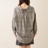 【大人気】TRグレンチェックBACKループたけのこブラウス | OLIVE des OLIVE OUTLET | 詳細画像19