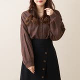 【大人気】TRグレンチェックBACKループたけのこブラウス | OLIVE des OLIVE OUTLET | 詳細画像2