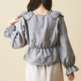 グレンチェッククロス衿ブラウス | OLIVE des OLIVE OUTLET | 詳細画像10