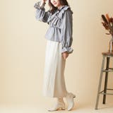 グレンチェッククロス衿ブラウス | OLIVE des OLIVE OUTLET | 詳細画像12