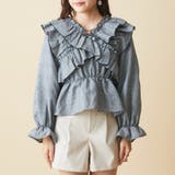 グレンチェッククロス衿ブラウス | OLIVE des OLIVE OUTLET | 詳細画像14