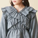 グレンチェッククロス衿ブラウス | OLIVE des OLIVE OUTLET | 詳細画像17