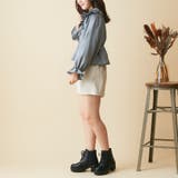 グレンチェッククロス衿ブラウス | OLIVE des OLIVE OUTLET | 詳細画像6