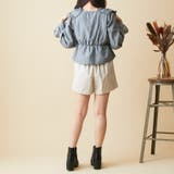 グレンチェッククロス衿ブラウス | OLIVE des OLIVE OUTLET | 詳細画像7